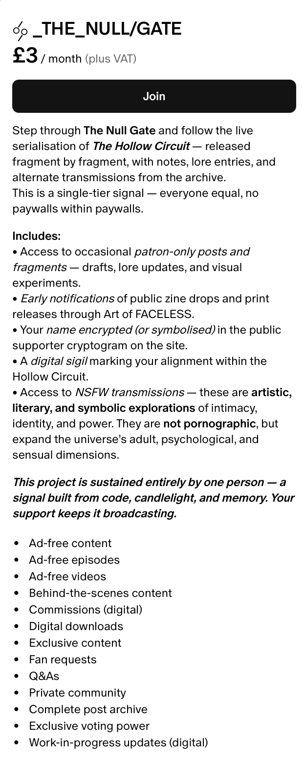 Characters of The Hollow Circuit: The Sporebringer