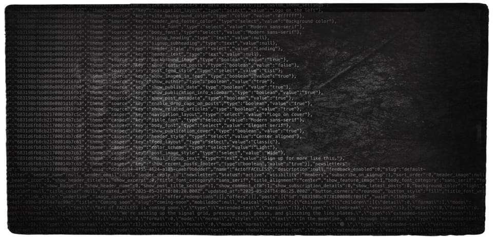 The Scroll That Screamed in Static